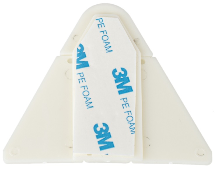 BLOKADA ZABEZPIECZENIE DRZWI PRZESUWNYCH SZAF Kolor biały