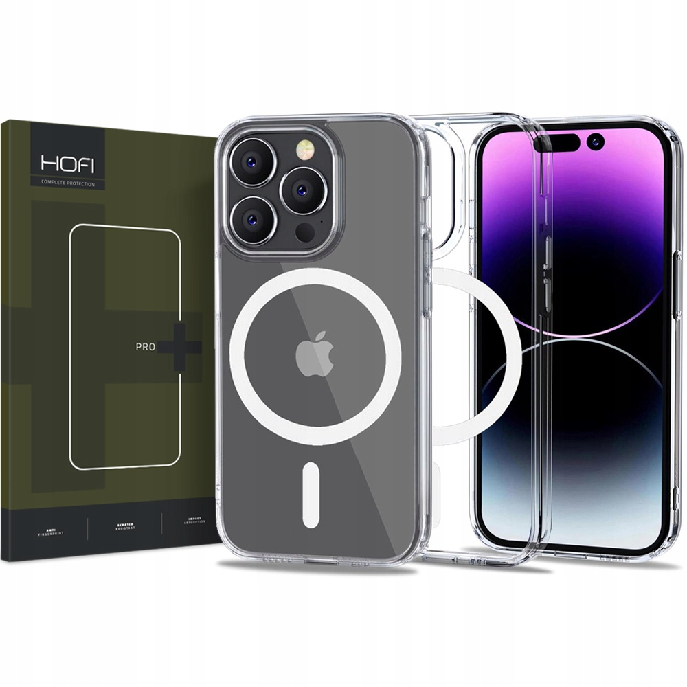 

2-PAK Etui Case Magsafe Do Iphone 14 Pro Szkło
