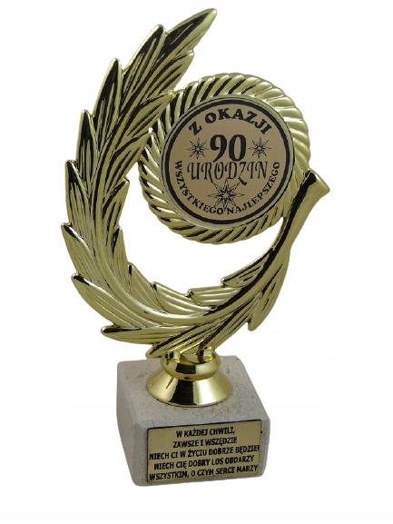 

Statuetka Wieniec na 90 urodziny
