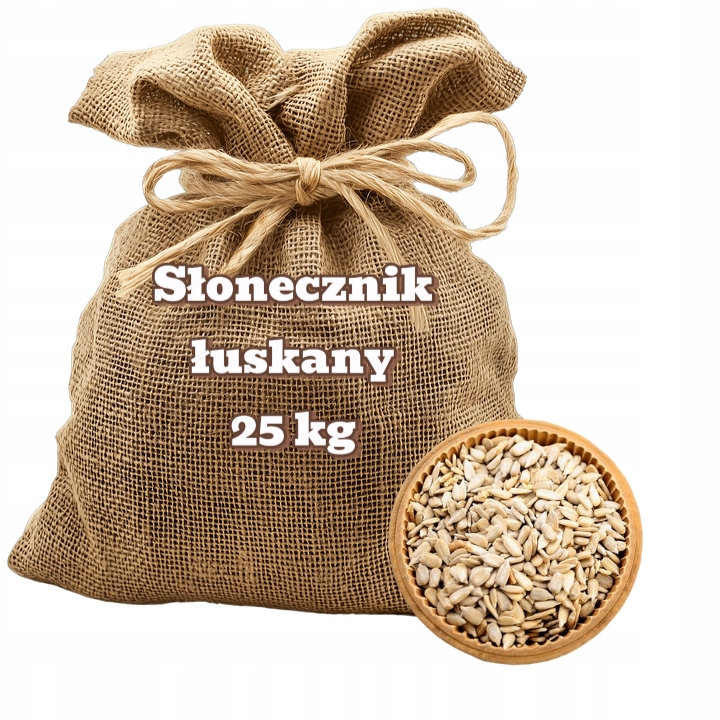 Slunečnicová Semínka Loupaná 25 Kg 25000 G Semena Přírodní Zrno Prémiová Kvalita