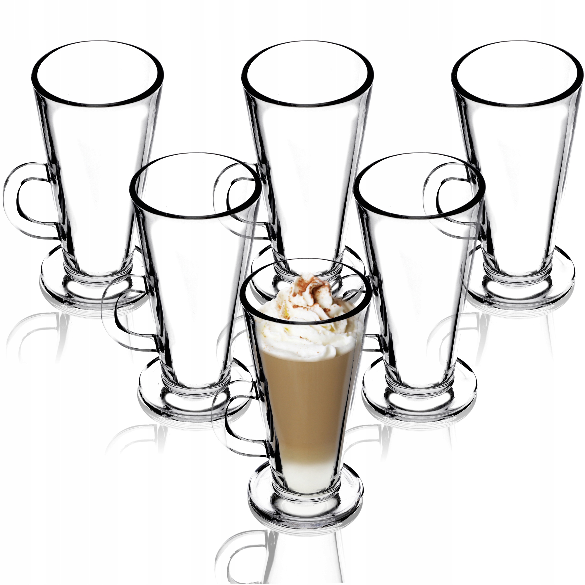 

Szklanki Do Kawy Latte Napojów Zestaw 6 Szt 260ml