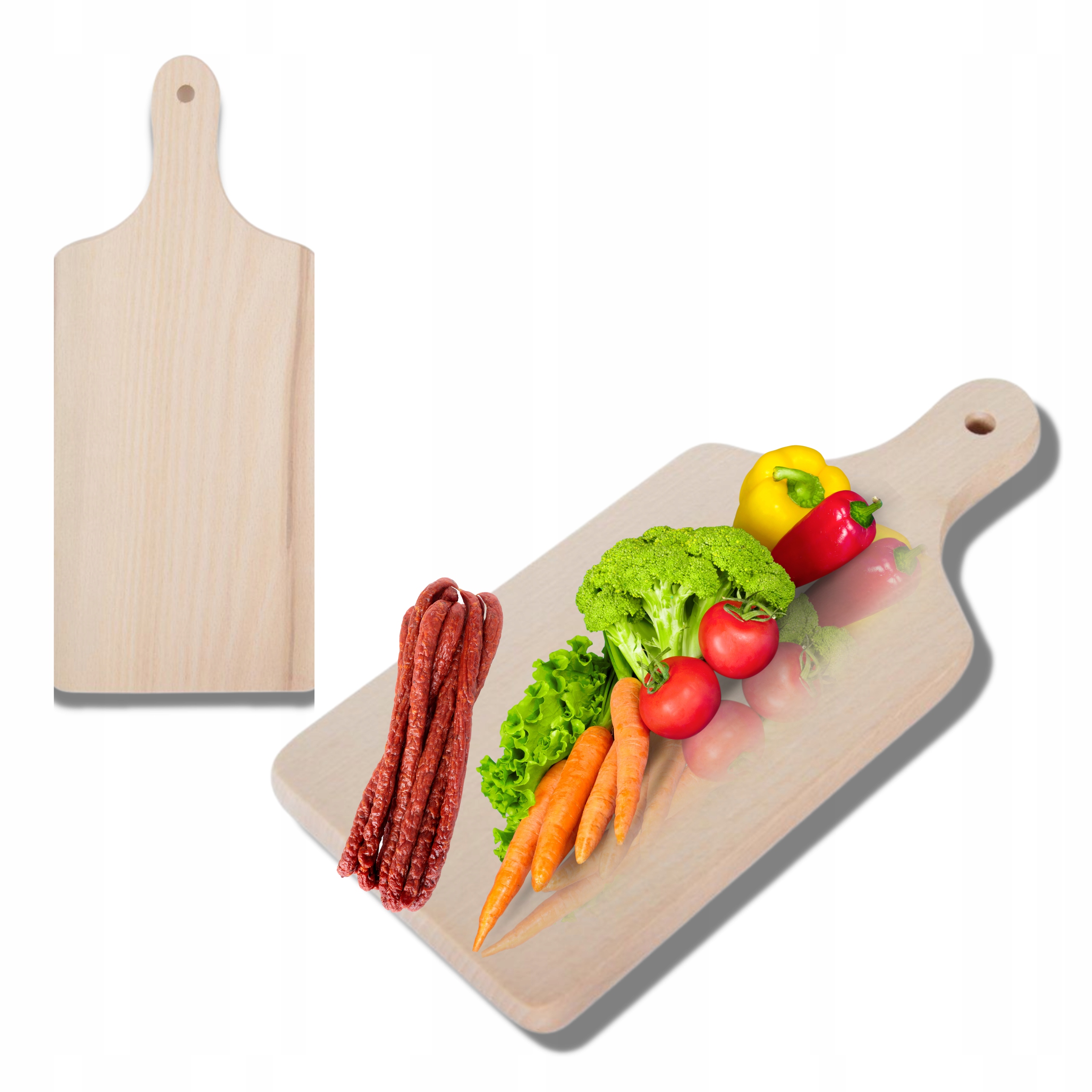 

Deska Kuchenna Do Krojenia Drewniana Z Rączką