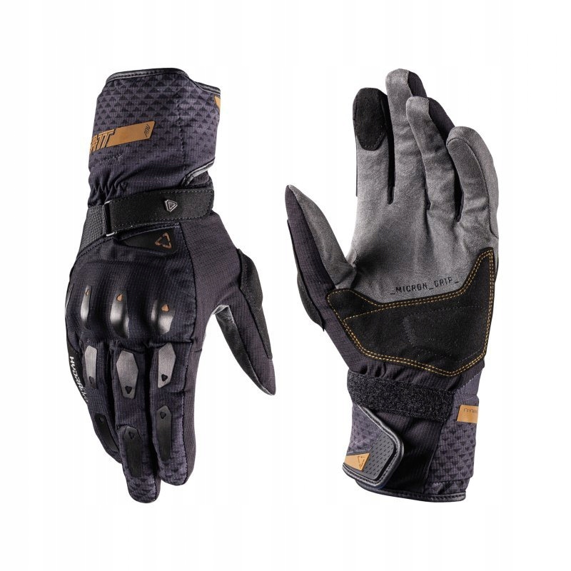 Motocyklové Rukavice Leatt Adv Subzero 5.5 Stealth Black Grey M