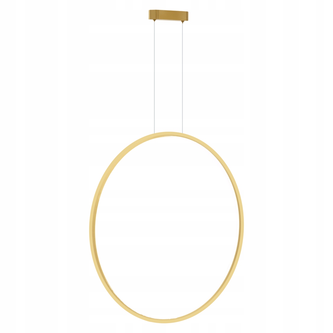 Milagro Lampa wisząca łazienkowa złoty ring pierścień 80cm 46W Led IP44