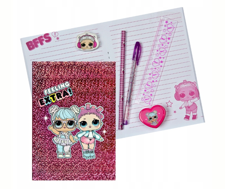 Zestaw przyborów szkolnych LOL SURPRISE 7szt.