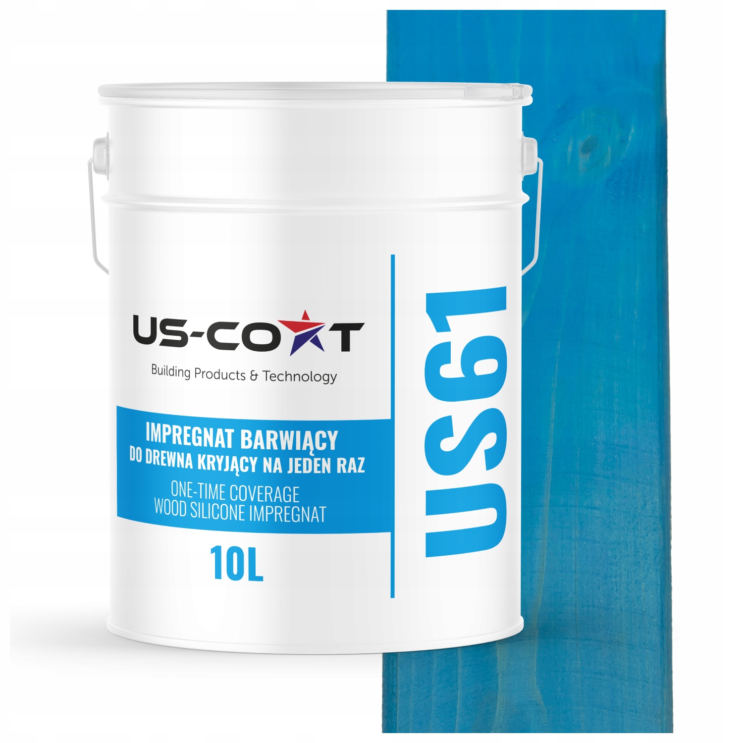 Dekoratívny Krycí Impregnát Na Drevo 10 L, Farba Modrá