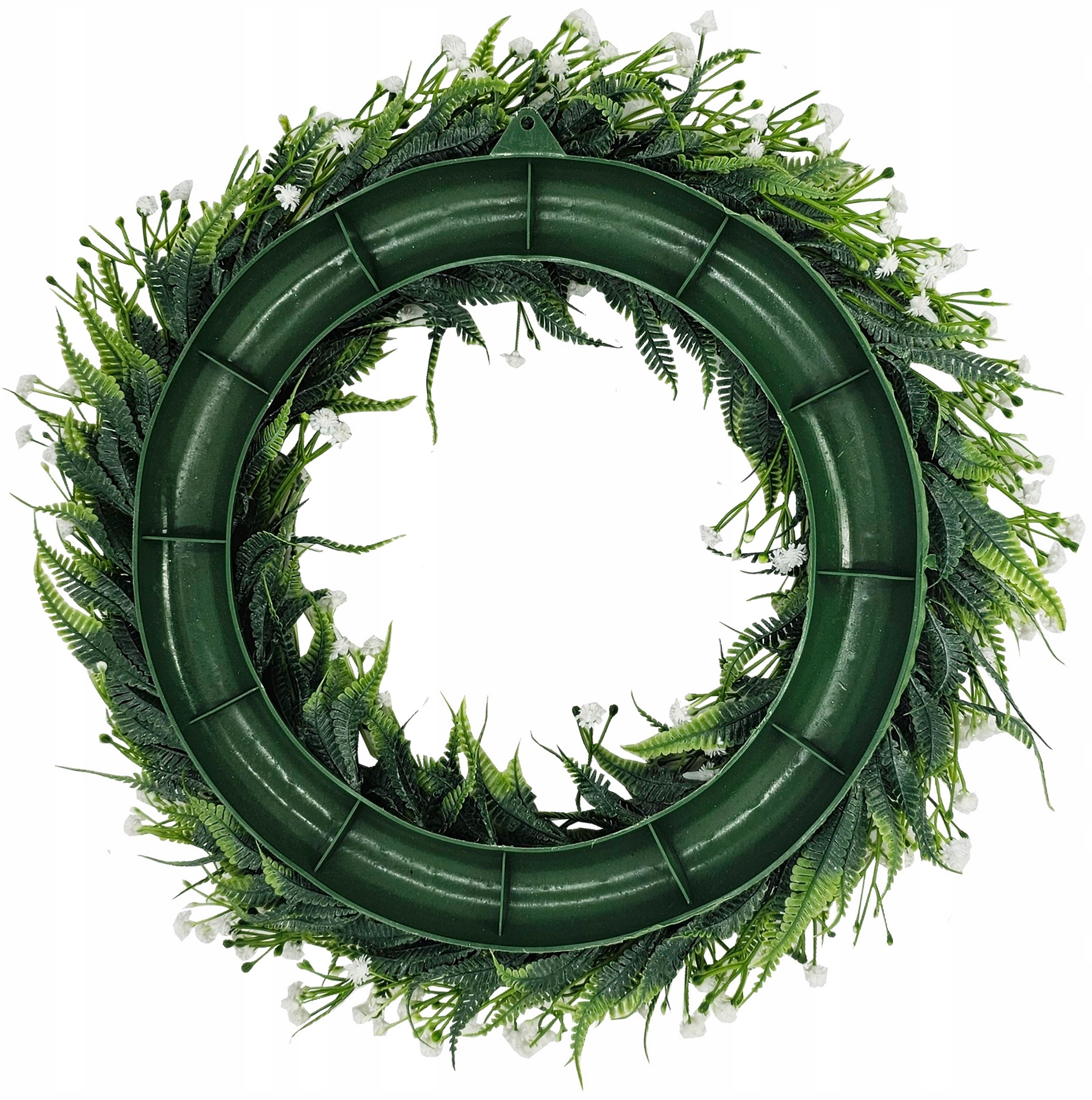 WIANEK ZIELONY GIPSÓWKA PAPROTKA 45cm DS1049 LIŚCIE PAPROTKI GIPSÓWKI Wysokość 45 cm