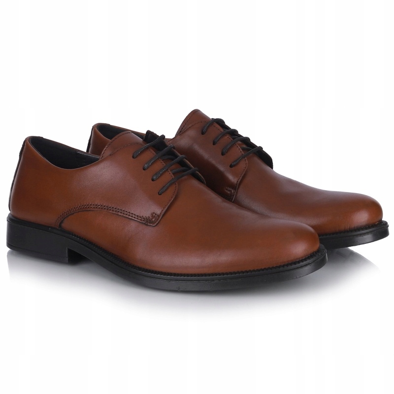 Pánské polobotky Imac 750100 28270/017 Cognac/brown hnědé Kůže VEL.45