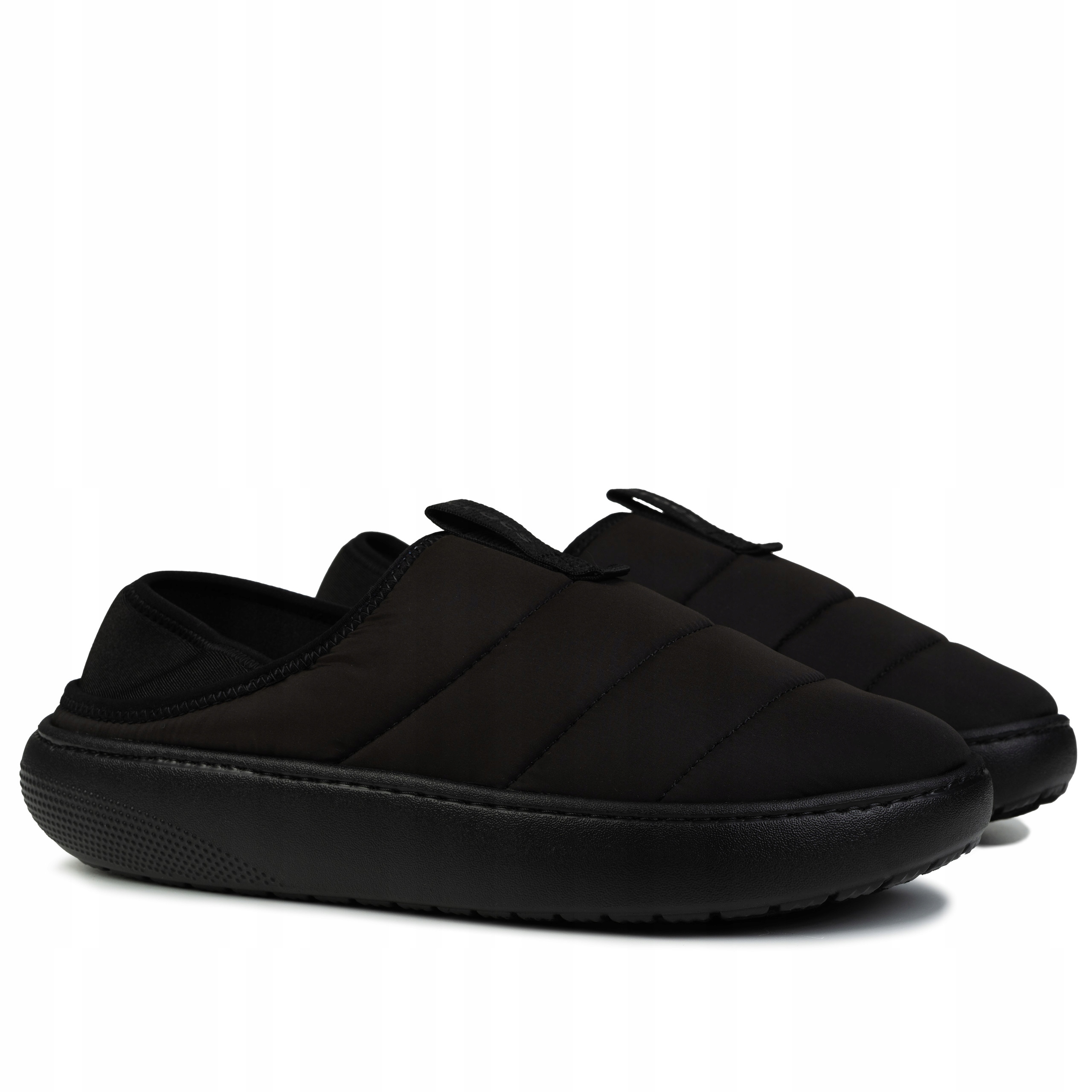 Papuče Crocs Classic Puff Moc 210706060 Black/black Noir