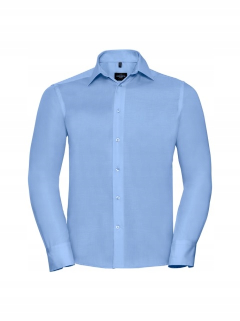 Pánská košile Russell Bright Sky s dlouhým rukávem, slim fit, nežehlivá, velikost XXL
