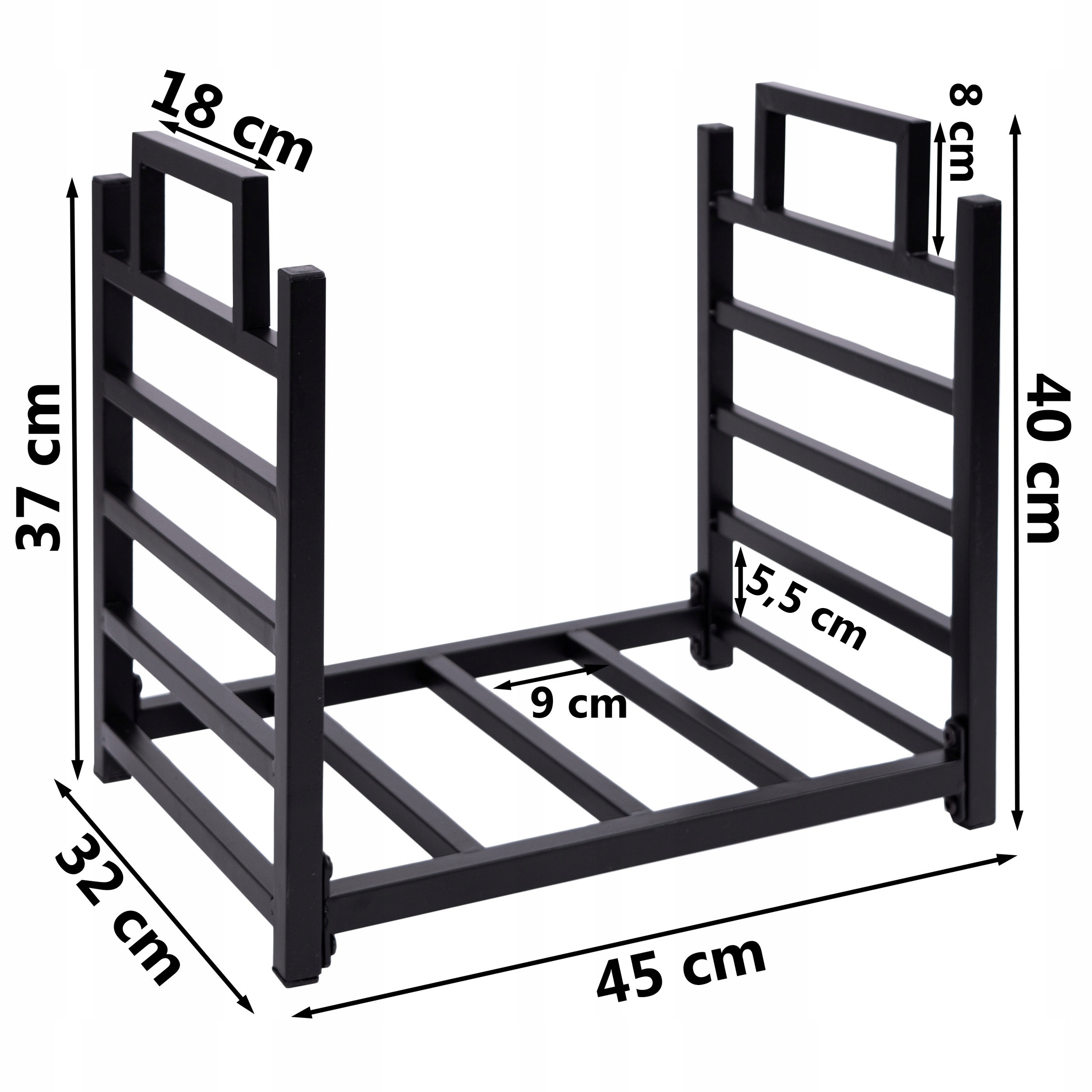 STOJAK NA DREWNO KOMINKOWE OPAŁOWE DO KOMINKA REGAŁ NA DRZEWO LOFT METALOWY EAN (GTIN) 5905523062366