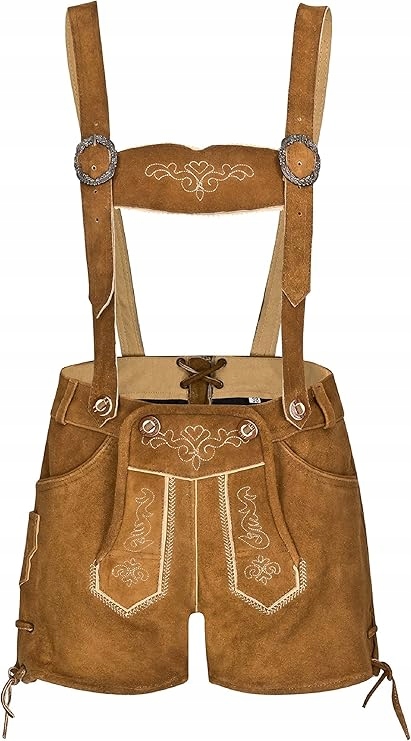 Tr Martha, dámské bavorské folklorní kraťasy , Oktoberfest světle hnědé 40