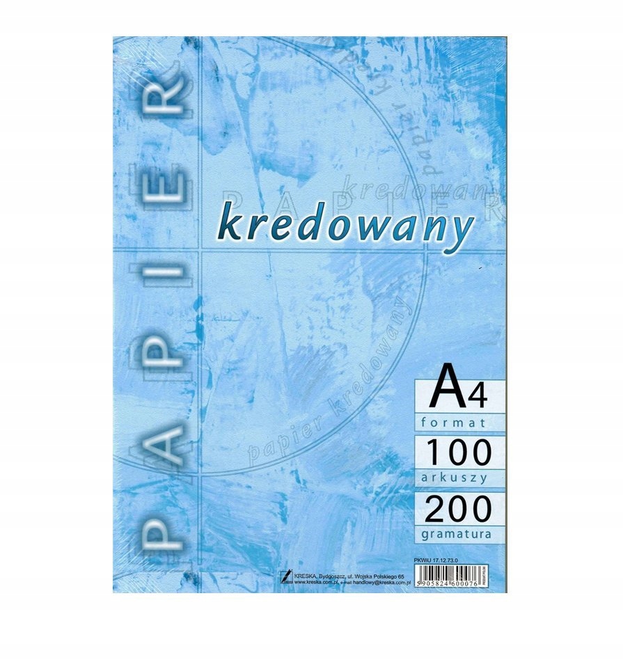 

Papier Kredowy Kredowany A4 200g/m2 100 ark.