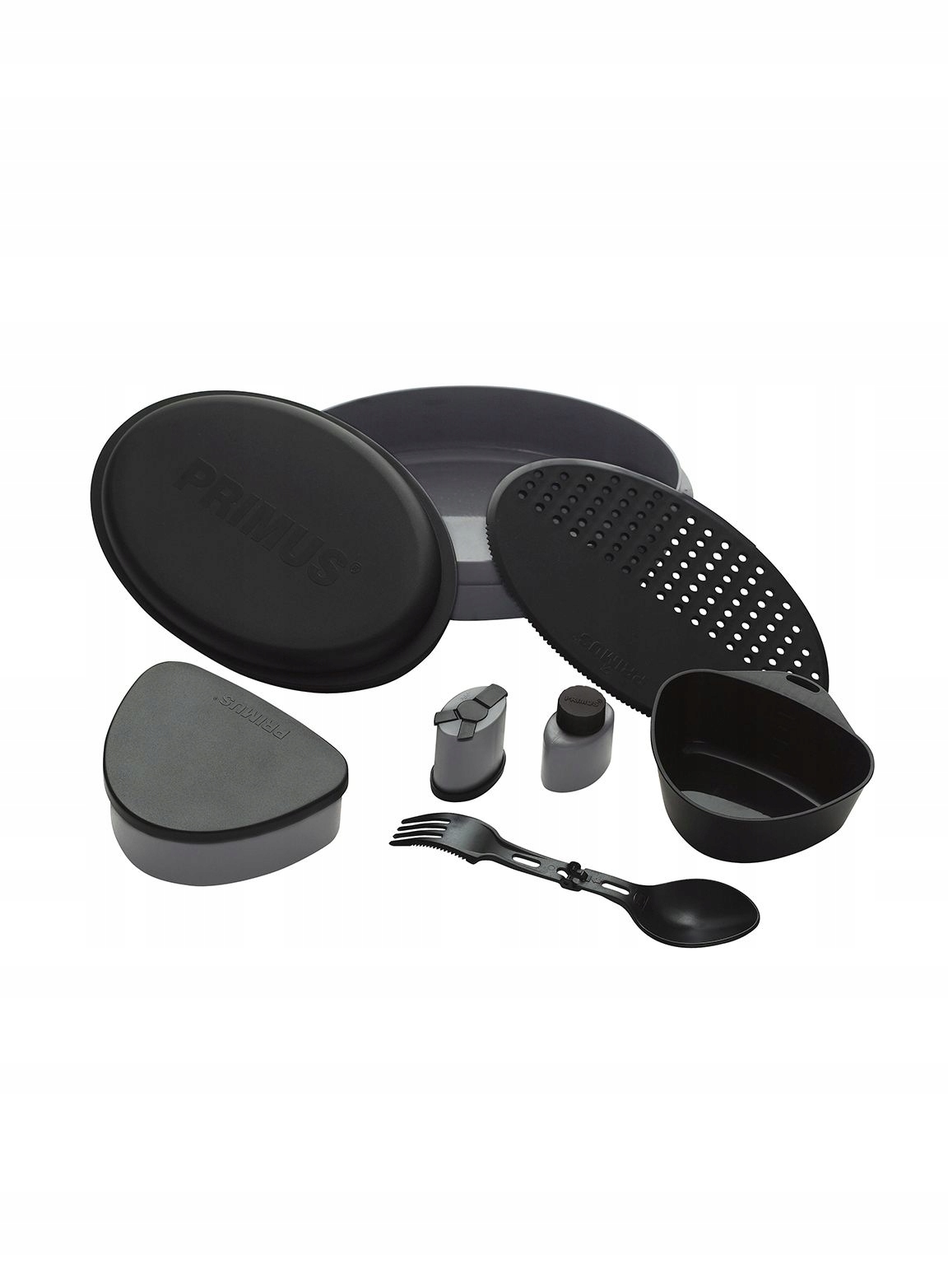 Nádobí Primus Meal Set grafitové/černé