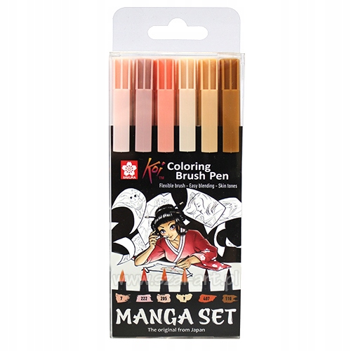 Sada Koi Manga Skin Brush Set 6#