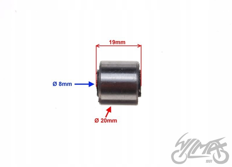TULEJKA GUMOWO METALOWA AMORTYZATORA Dopasowanie do pojazdu produkt dedykowany