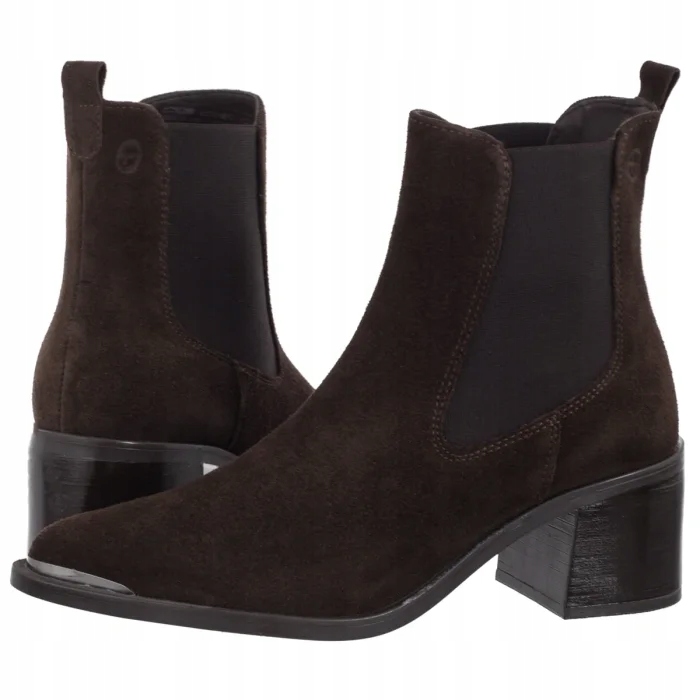 Dámské Kotníkové Boty Šněrovací Kotníkové Boty Tamaris Hnědé 1-25301-45 Mocca Brown