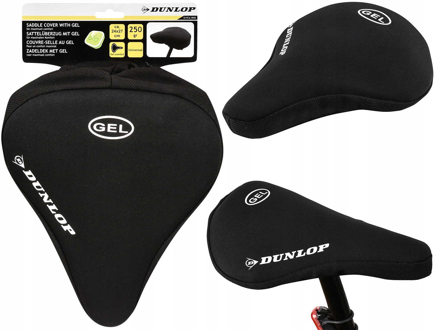

Dunlop Nakładka Na Siodełko Żelowa Pokrowiec Mtb