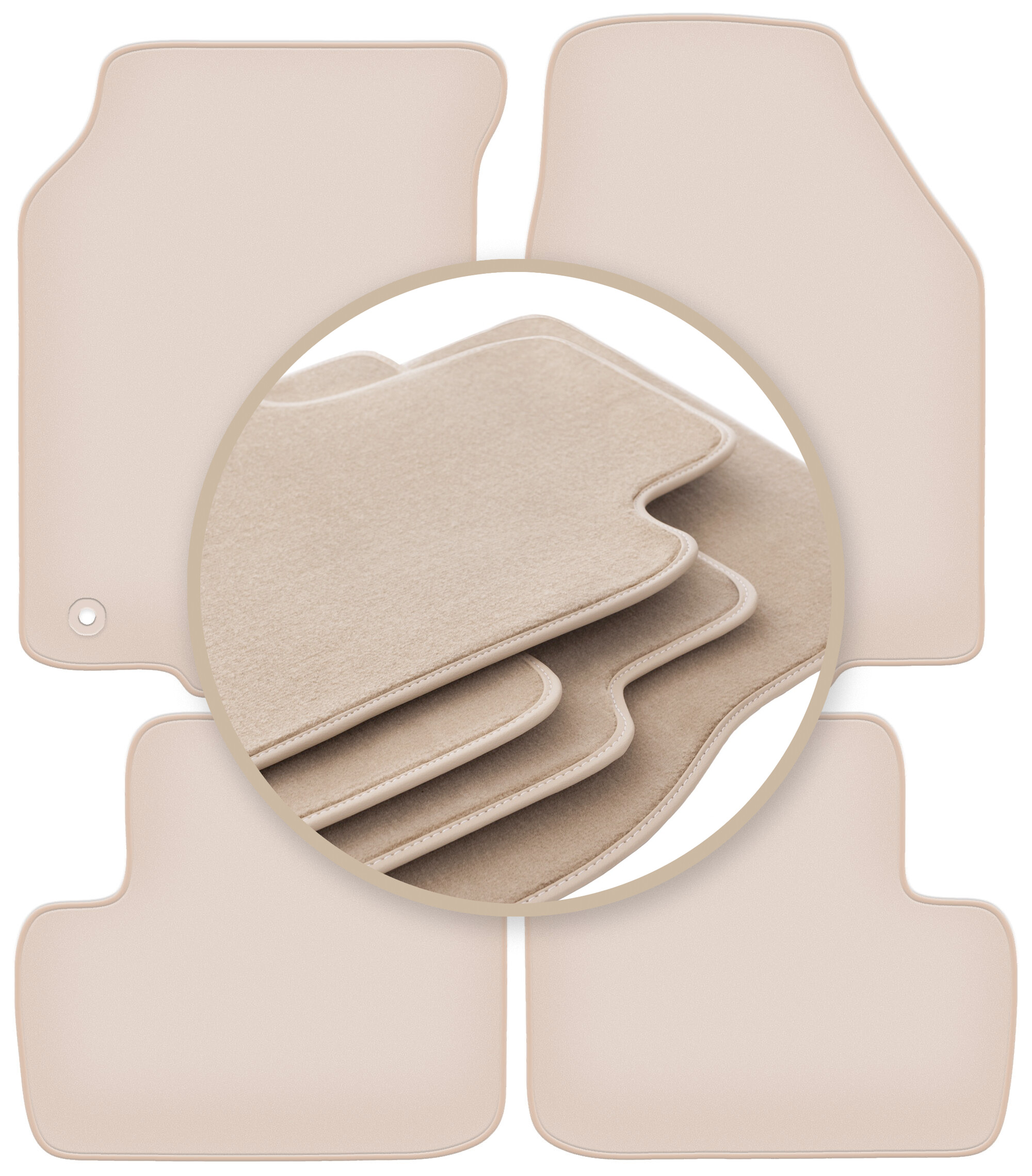 Velúrové koberčeky 10 mm Premium pre: Rover 200 hatchback 2000-2005