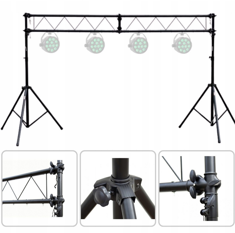 Pevná A Stabilní Osvětlovací Rampa Pro Dj Stativ Brána 16 Bodů 3,5 M