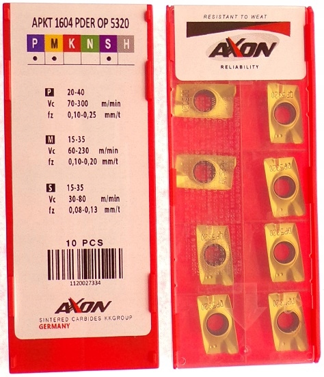 PŁYTKI PŁYTKA APKT 1604PDER OP 5320 STAL INOX