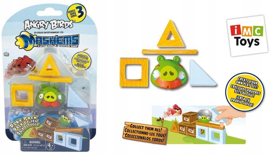 

Angry Birds Mashems Świnia Gniotek Tnt Klocki