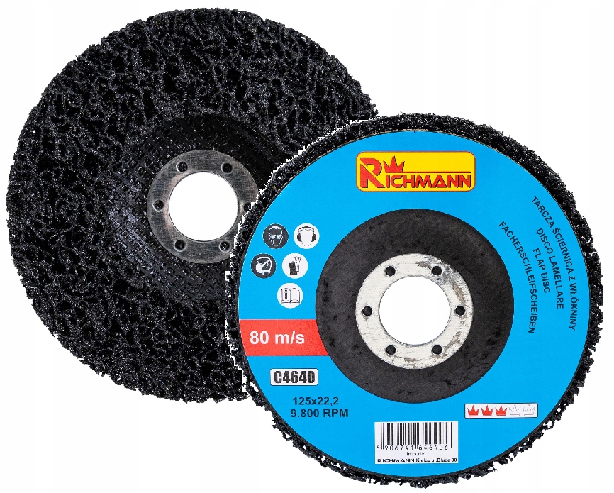 RICHMANN TARCZA ŚCIERNICA Z WŁÓKNINY 125 MM C4640