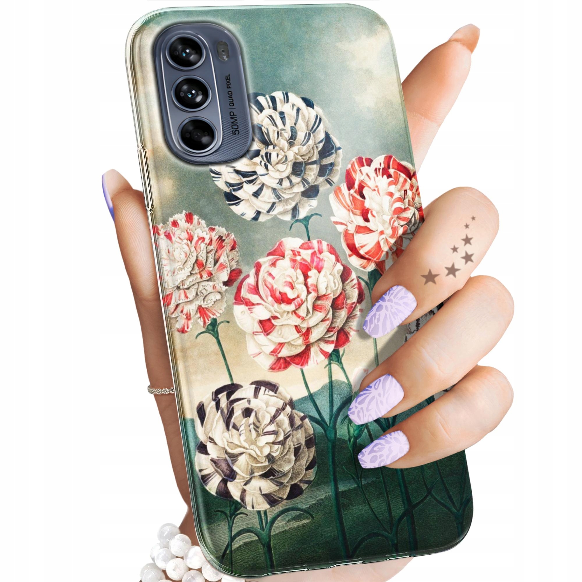 Etui Do Motorola Moto G62 5G Robert Thorton John Rośliny Obrazy Case