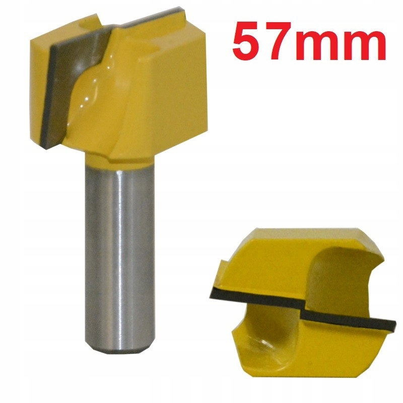 Frez VHM do planowania 57 mm / 8 mm drewno mdf