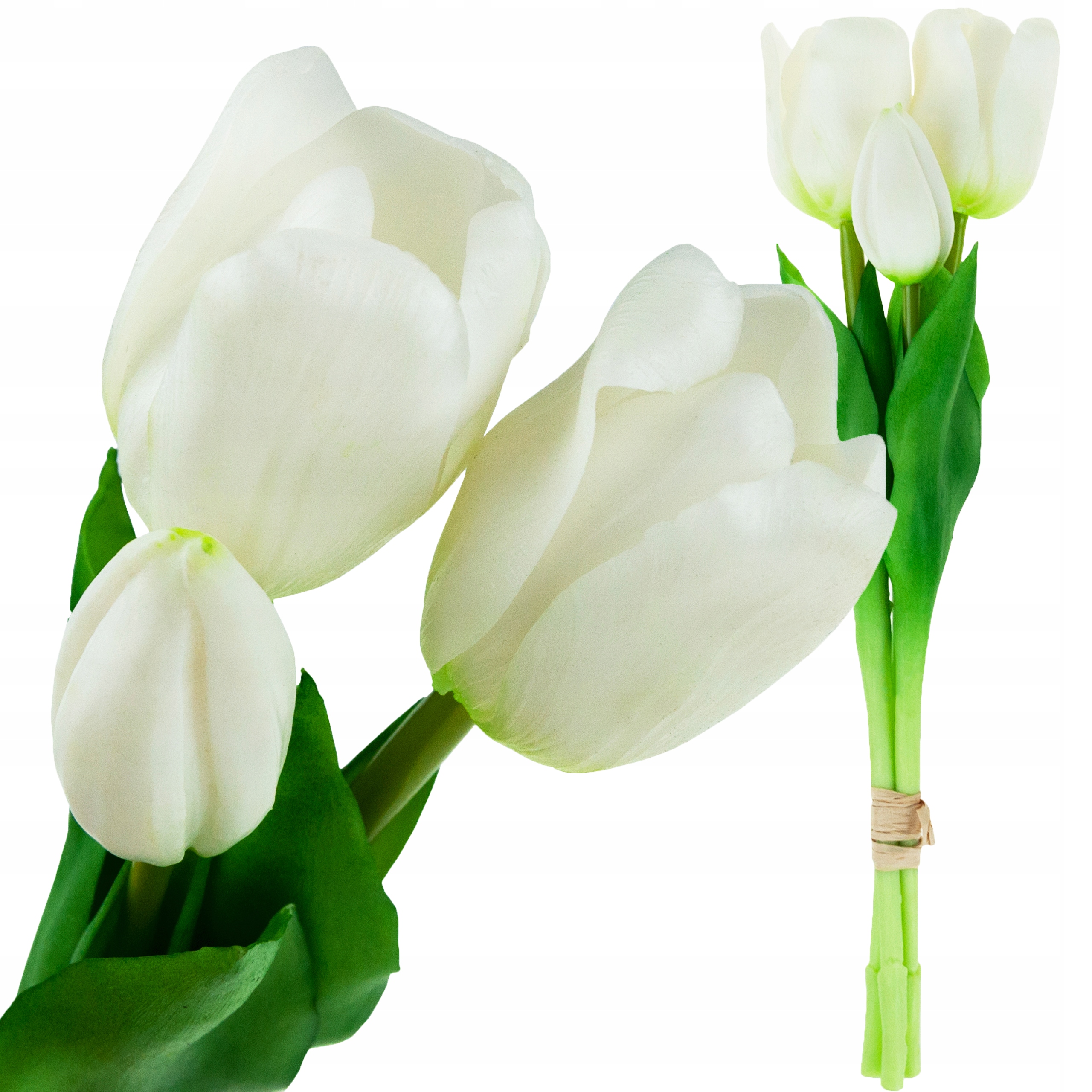 

Tulipany Tulipan Bukiet Gumowane 3SZT jak żywe