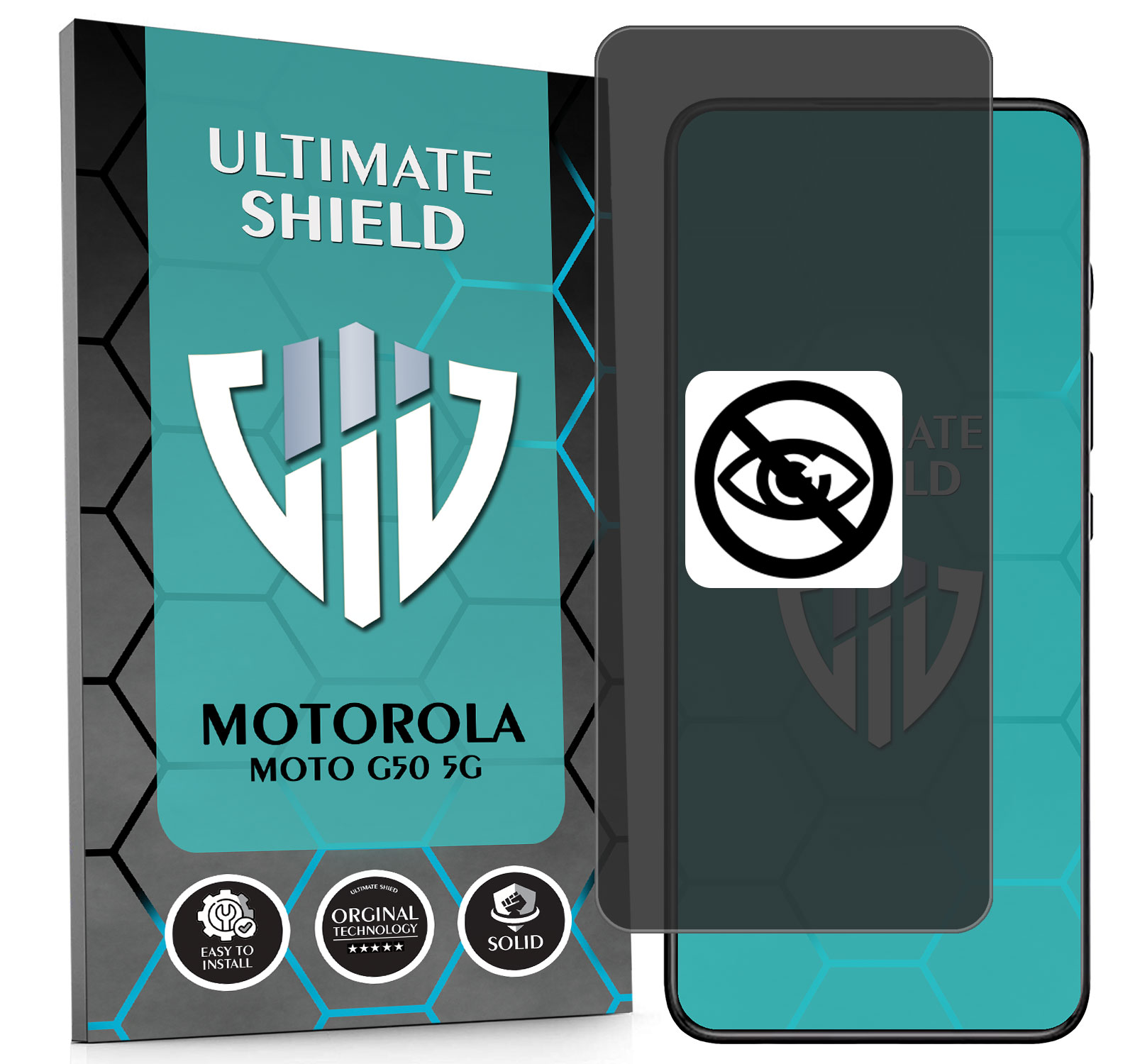 Sklo 5D Privacy Private Anti-spy Pro Motorola Moto G50 5G Hydrogelové
