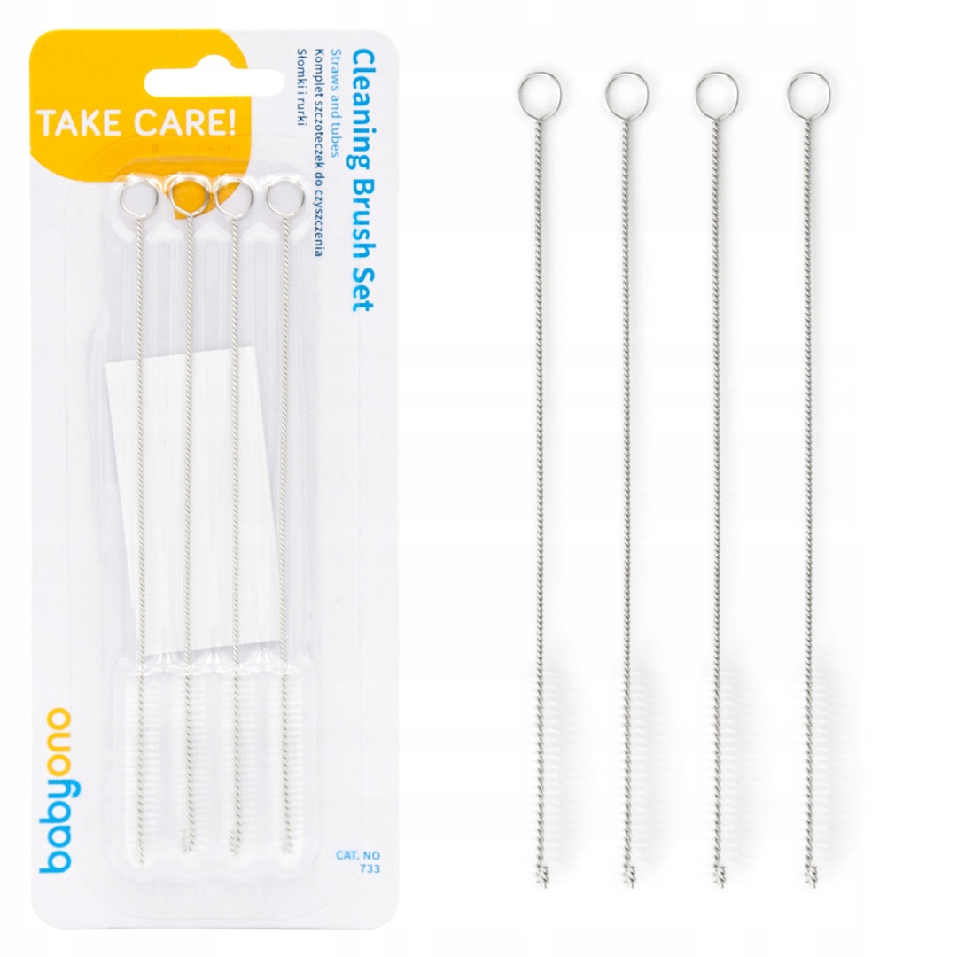 BabyOno SZCZOTECZKI DO CZYSZCZENIA RUREK 138 mm