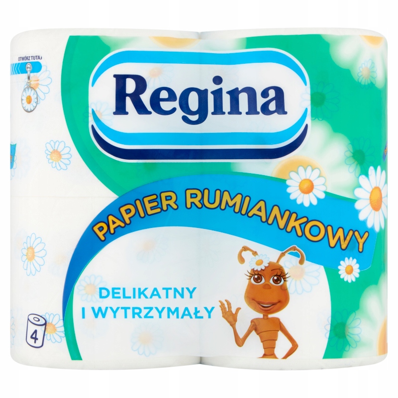 

Papier Toaletowy Regina Biały Rumiankowy 4 Rolki