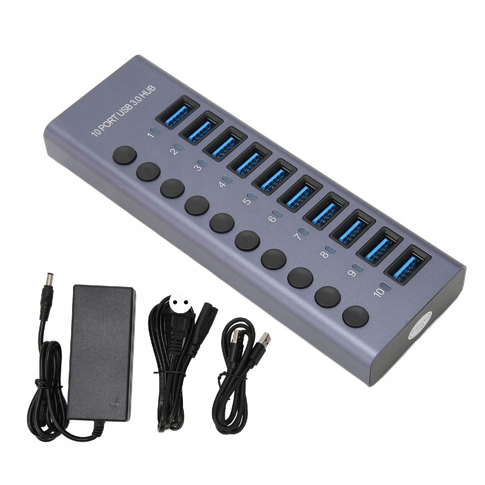 Adaptér Rozbočovač Hub Stanice 10v1 Usb 3.0 lišta kabel