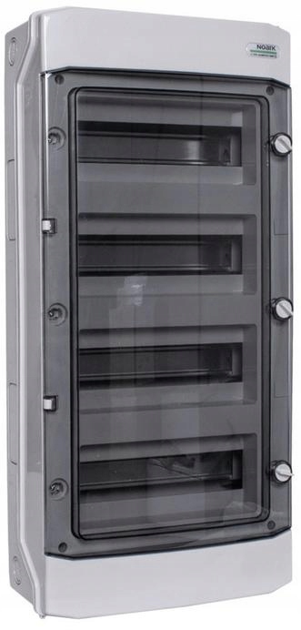 Plastové Instalační Pouzdro na omítku IP65 4X12 modulů. Phs 48T Noark