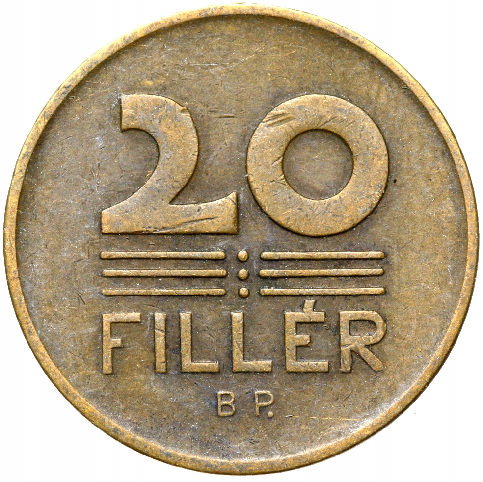 + Węgry - 20 Filler 1947 BP - MOSIĄDZ - STAN !