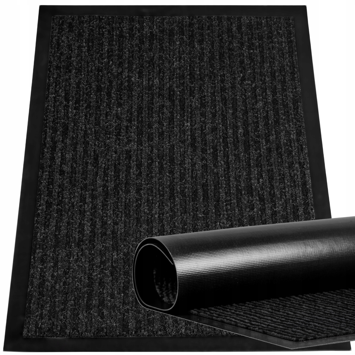 WYCIERACZKA POD DRZWI WEJŚCIOWA MATA DO BUTÓW GRUBA GUMA ZEWNĘTRZNA 40X60CM Długość 60 cm