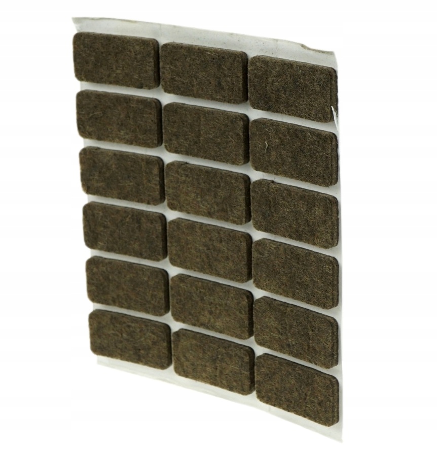 

Podkładki filcowe pod meble filc 15 x 30, brązowe