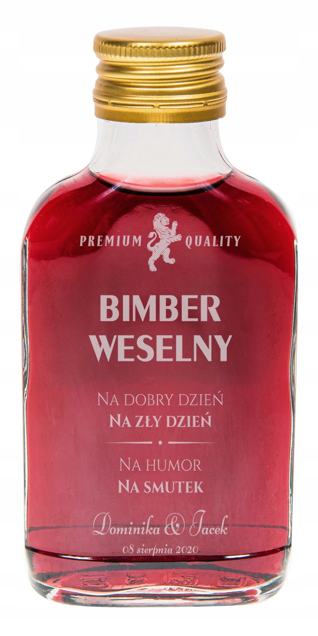 

Butelki na nalewkę wino Wieczór Panieński wesele