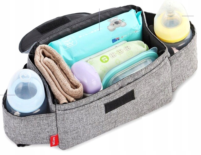 Torba Organizer na butelki Do Wózka Dla Mamy taty Kolor niebieski