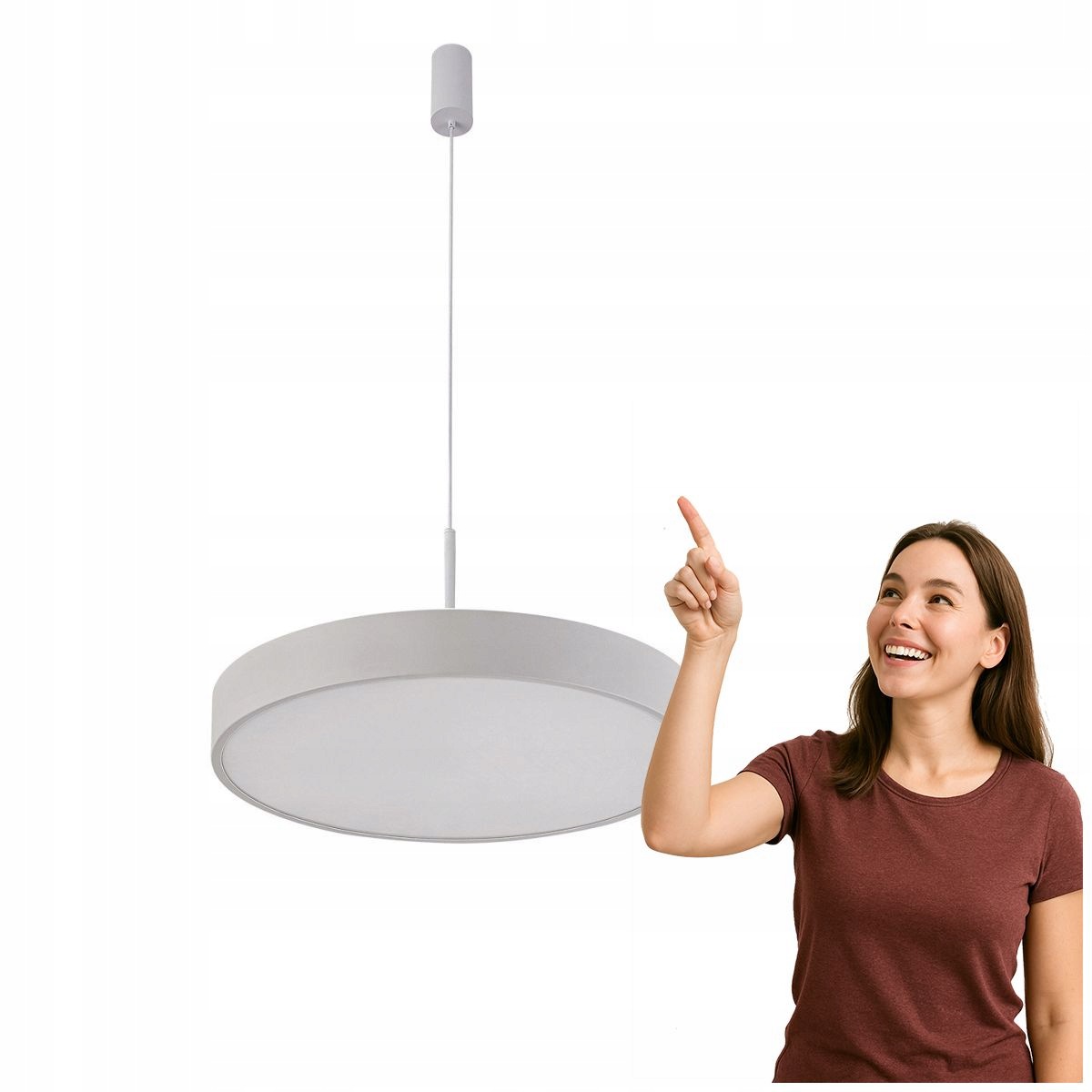 Závesná Led lampa Orbital 30W teplá biela Italux