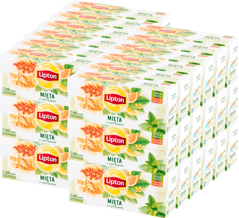 Lipton 20tb Mięta z Cytrusami x36