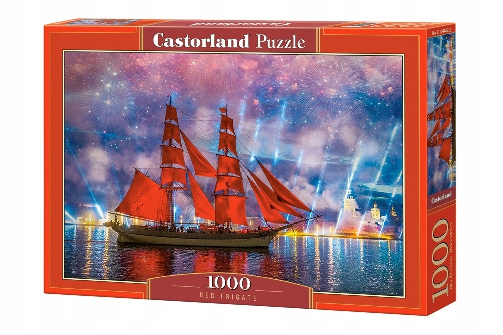 

Castorland Puzzle 1000 Czerwona Fregata Morze