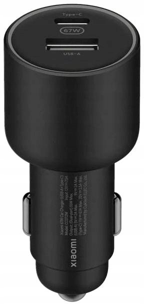 automobilová Xiaomi Car Charger 67W (usb-a Type-C)