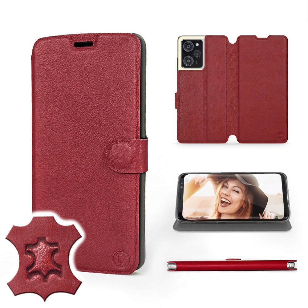 

Etui Mobiwear do Xiaomi Poco X5 Pro 5G Dark Red