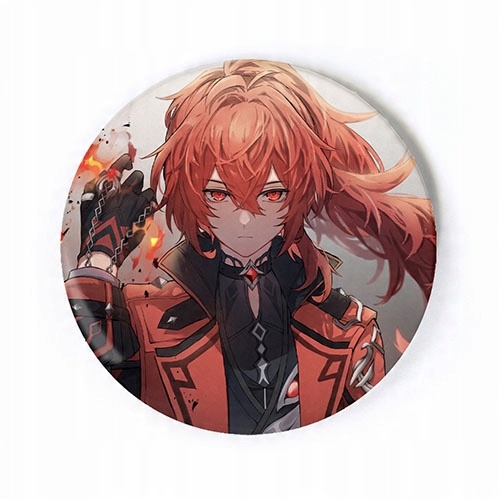 

Przypinka anime Genshin Impact Diluc 58 mm
