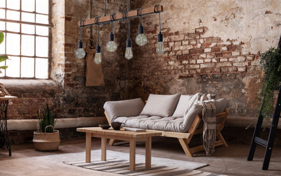 ŻYRANDOL LAMPA WISZĄCA SUFITOWA 015-6 LOFT LED E27 STÓŁ SALON KUCHNIA BUFET Rodzaj gwintu E27