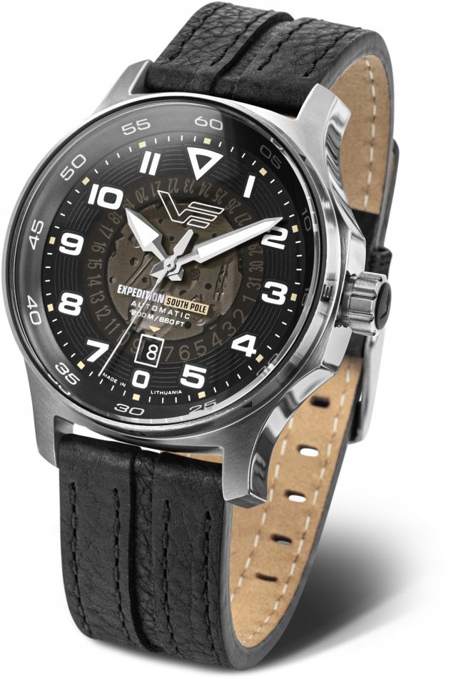 Pánské hodinky Vostok Europe NH35A-592A758, klasické, černé, vodotěsné.