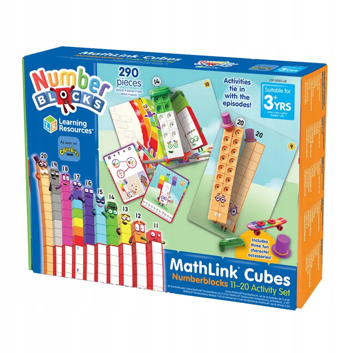 

Klocki Kostki matematyczne 11-20 MathLink Cubes