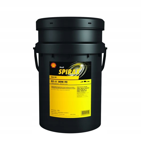 Olej przekładniowy Shell Spirax S3 AX 80W90 20L